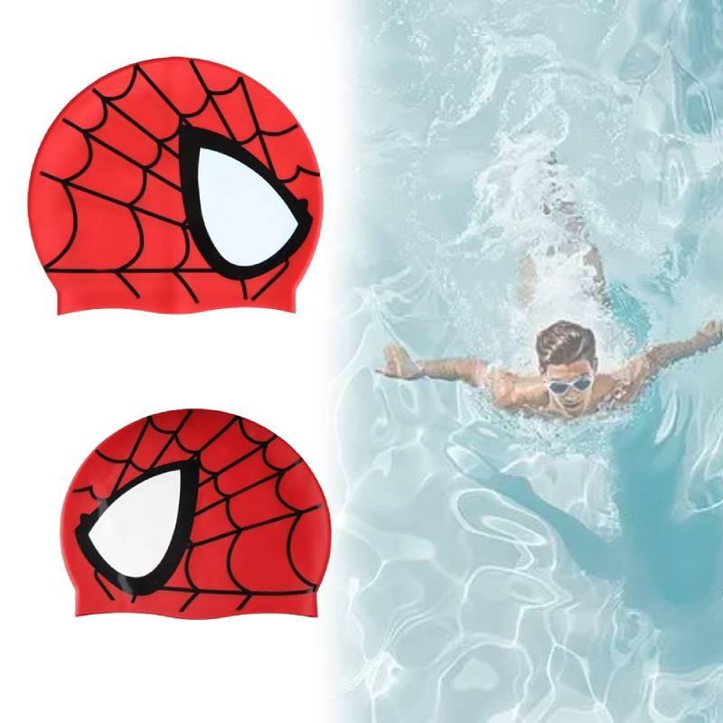 Детская силиконовая водонепроницаемая шапочка для плавания с защитой ушей, для занятий в бассейне, в воде