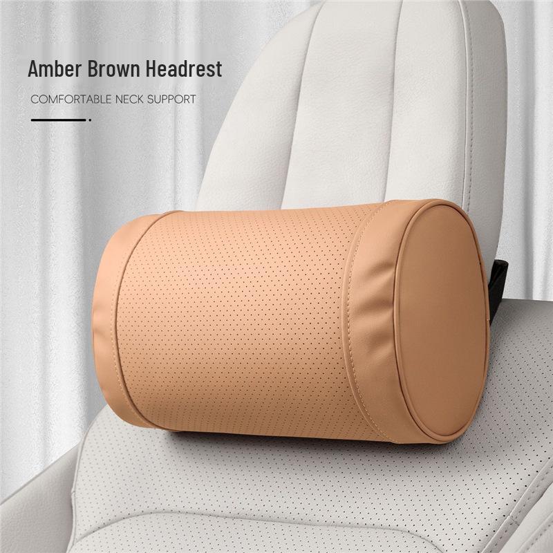All-Season Car Accessories: Headrest, Lumbar Support, and Neck Protector for Mercedes-Benz, Tesla, and BYD.