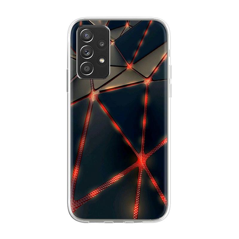 Чехол для samsung a52 Galaxy A32 A51 5G 4G чехол с милым мультяшным рисунком Samsung A33 A53 A03S A 32 52 A52S 5G роскошный телефон Funda Capa