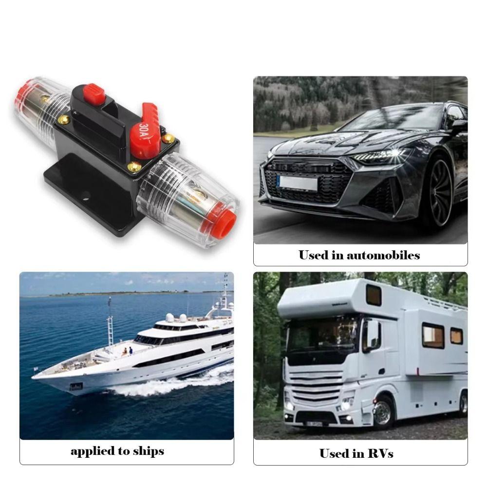 Stable Performance Manual Reset Device Waterproof DC Circuit Breaker  RV