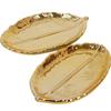 Trays Decorative Ceramic Leaves Shaped Dish Dinner Plates Cake Candy Dessert Tray Jewelry Storage Home Decoration Plates
