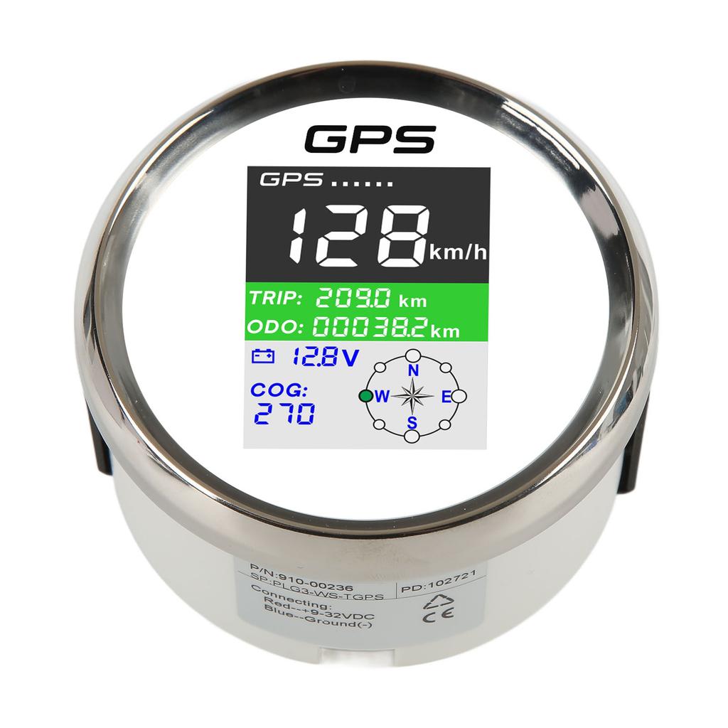 85 мм GPS Спидометр км/ч Узел Миль/ч DC9‑32V TFT Экран IP67 Водонепроницаемый Датчик Скорости Универсальный для Автомобилей Мотоциклов