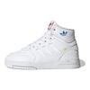 adidas Оригинальные кеды Originals Drop Step El C из кожи, повседневные, нескользящие, амортизирующие, высокие, детские кеды для скейтбординга, детские кроссовки, белые HP7794