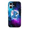 Iphone 16 Stitch Ohana Colorful Space Case