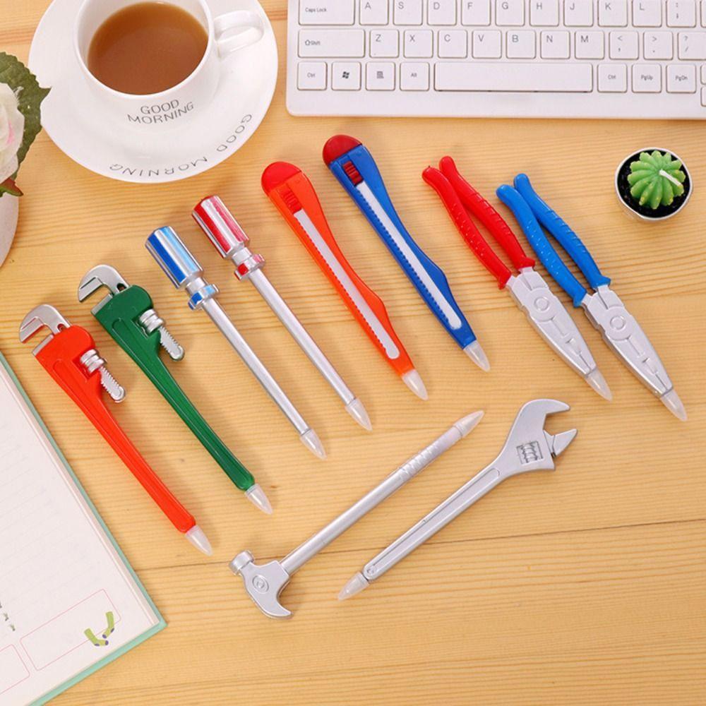 Hammers Wrenches 0.5mm Black Ink Simulation Hardware Tools Pen Gel Pen Writing Tool Ballpoint Pen