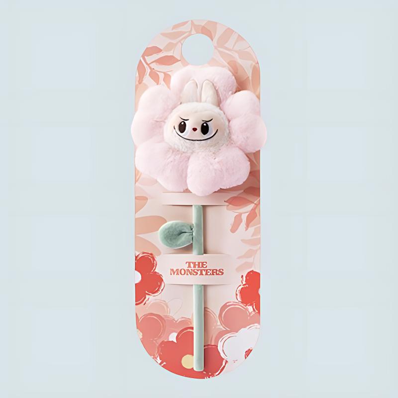 New POP MART LABUBU Flower Fairy Collection Pink Dolls 40cm PPMT-2312-0042
