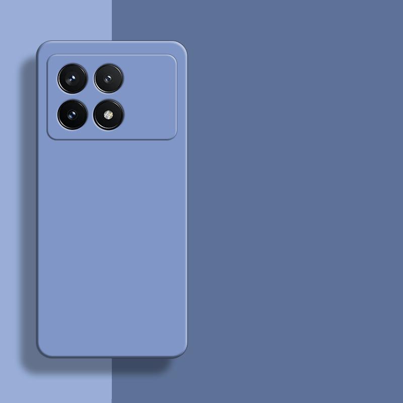 Для POCO F6 Pro Чехол для POCO F6 Pro 5G Чехол 6,67 дюйма Оригинальный жидкий силиконовый резиновый противоударный бампер для Xiaomi POCO F6 Pro