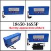 New 60v15ah Lithium Battery Pack 16S5P Suitable for 250W-1000W 60V Large Capacity Battery pack+67.2V2A Charger