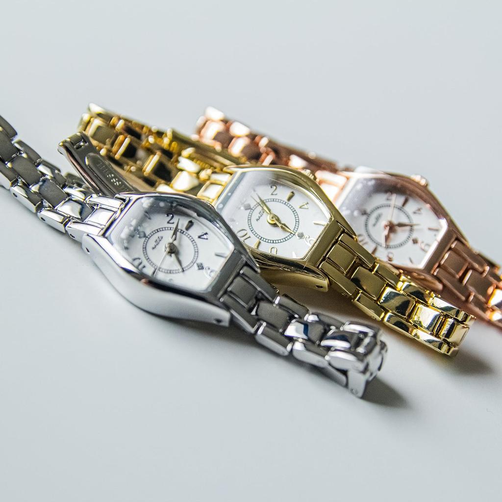 Fieldwork NF Primo Analog Watch with Metal Barrel Women's Band, Nickel-Free, Shape, Silver, ST283-1