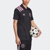 Adidas Miami International AEROREADY Soccer Jersey Men's Black/Transparent Pink EH8637