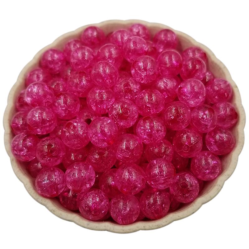 Многоцветные модные потрескивающие свободные бусины DIY фурнитура ювелирные аксессуары ожерелье браслет