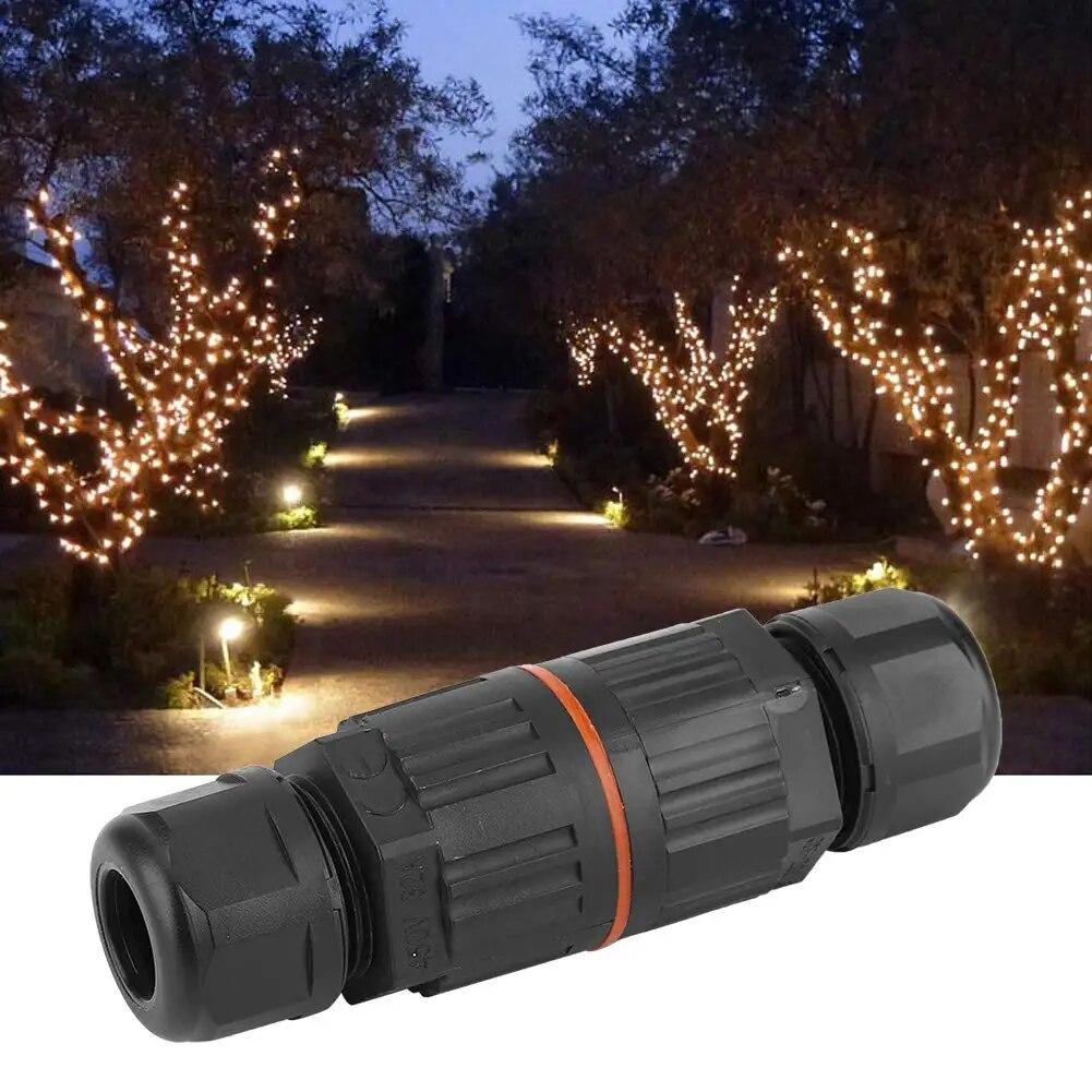 Водонепроницаемый соединительный провод, быстрое соединение, водонепроницаемый разъем, 2/3-контактный разъем без пайки, проводка светодиодной лампы, наружный непромокаемый разъем