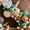 Wedding Birthday Baby Shower Gender Reveal Decorations Dusty Blue White Balloon Arch Garland Kit