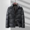 Модный повседневный пуховик с воротником-стойкой и утолщенным верхом, молодежное зимнее пальто для мужчин