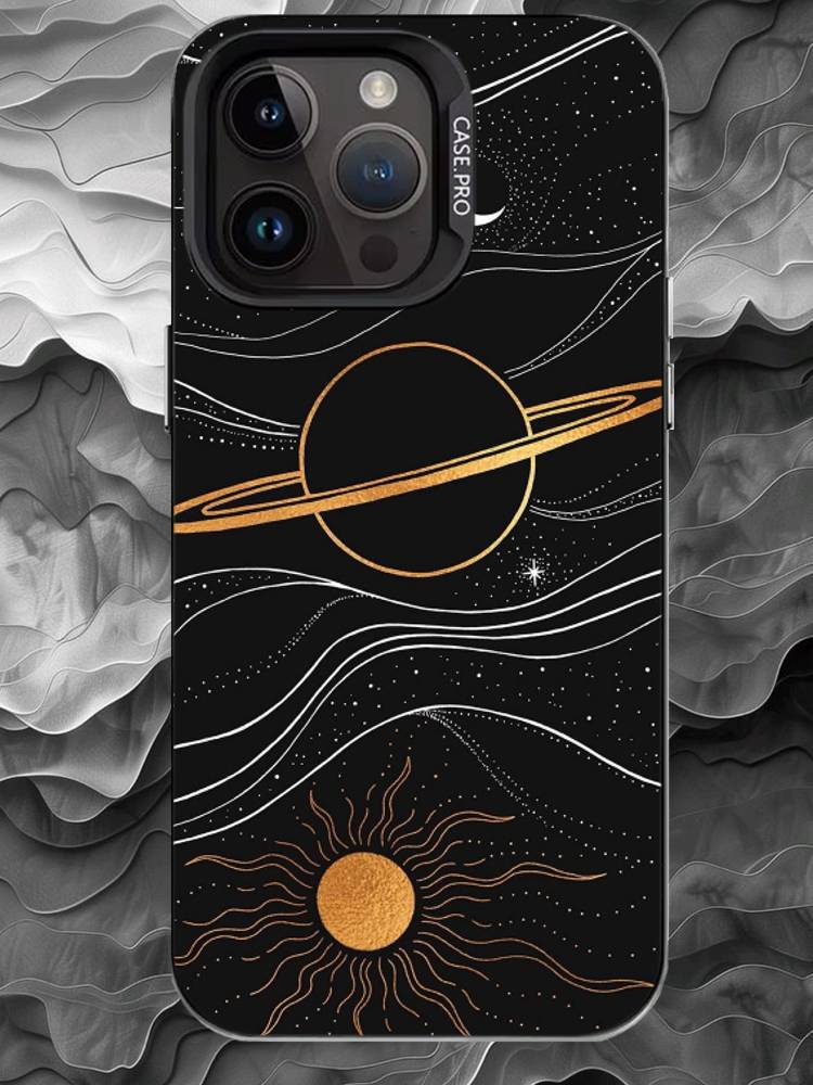 A-astrology Чехол для телефона для iPhone 17 16 15 14 13 12 11 Pro Max Plus Серебристый Матовый Черный Чехол