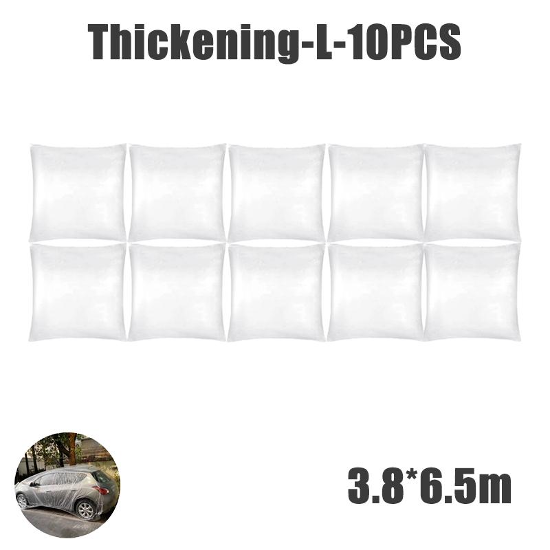 Одноразовый прозрачный автомобильный чехол для одежды, пылезащитный, непромокаемый, прозрачный, пылезащитный, пластиковый, полиэтиленовая пленка, непромокаемый автомобильный чехол