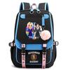 Wednesday Addams Backpack Nevermore Academy Student Boys Girls Schoolbag Travel Waterproof Fur Ball Laptop Backpack Notebook Bag