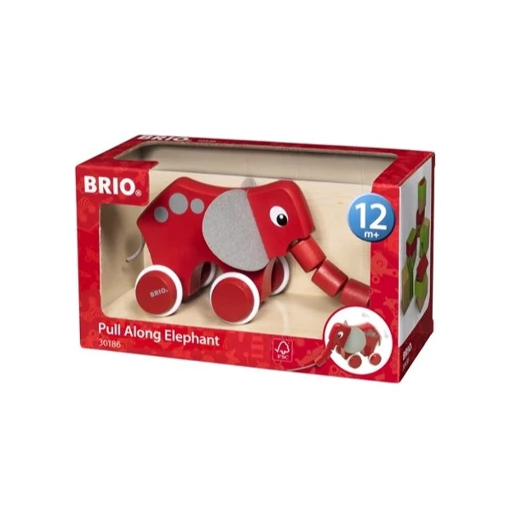 BRIO Pull Toy Elephant 30186