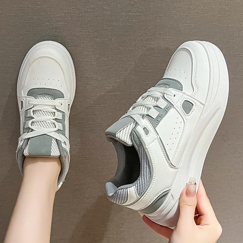 Fashion Platform Shoes Running Casual New Women Sneakers Spring Sports Shoes Height Increasing Shoes Lace Up Shoes Size 35-40