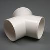 PVC Exhaust Duct Connector T/Y Shape Extractor Fan Ventilation Duct Coupler  Air Ventilation