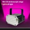 Мини светодиодный стробоскоп с ручкой, супер яркий, регулируемый, многоцветный, активируемый звуком, диско-вечеринка, мигающий стробоскоп