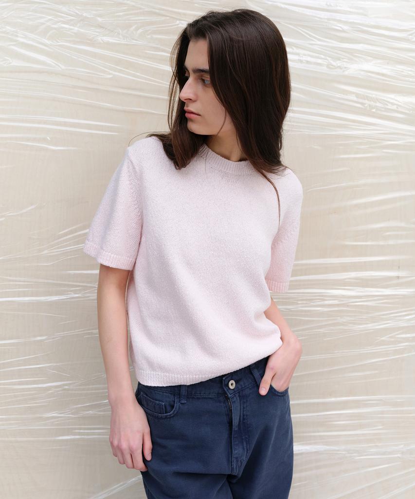 Топ Leuba Pebble из буклированной вязки - Розовый