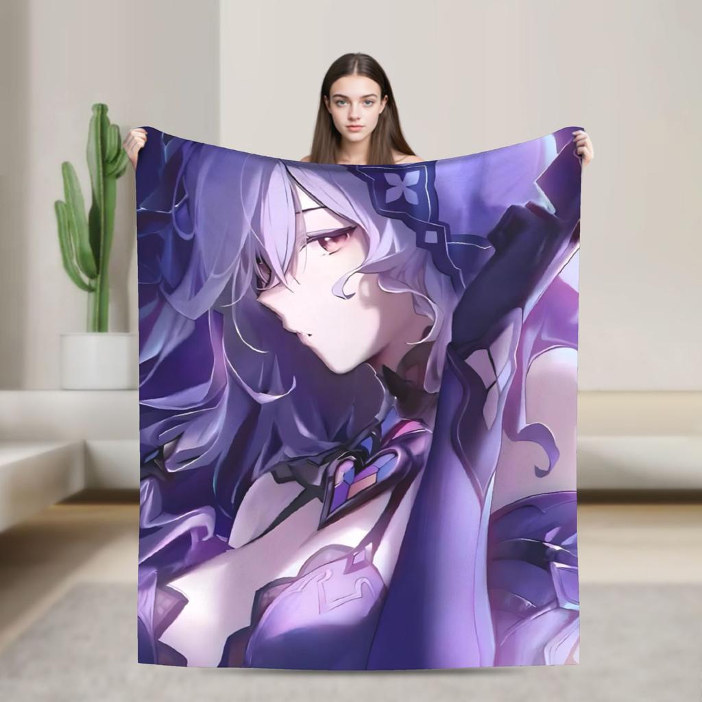 Супер Теплое ОдеялоДетское Взрослое Кемпинг Honkai Star Rail Плед Фланелевое Покрывало Для Улицы Новинка Покрывало для Дивана-Кровати