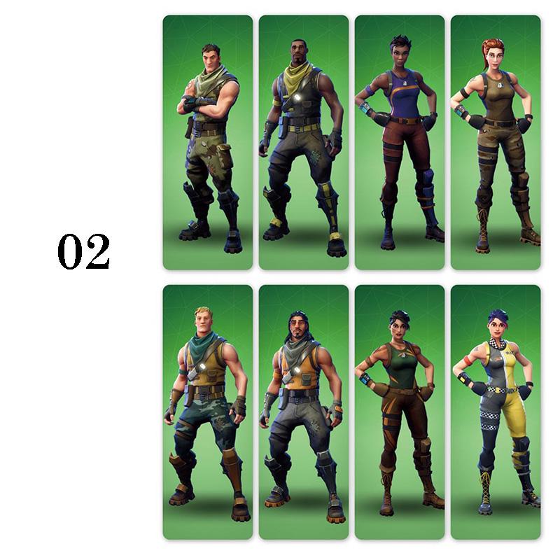 8 шт./компл. закладки Fortnite Battle Royale маркер для книг канцелярские товары подарок офисные школьные принадлежности