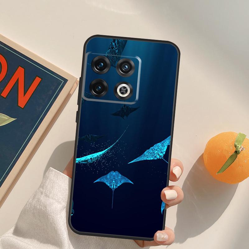 Animal Manta Ray Case For OnePlus Ace 8T 9R 9RT 10T 8 9 11 10 Pro Cover For OnePlus Nord 2 2T N10 N20 N100 CE
