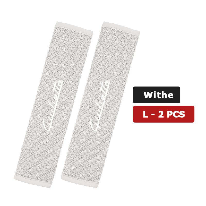 For Alfa Romeo 1/2PCS Car Seat Belt Cover Adjustable Ice Silk Safety Protection Shoulder Pad 159 Giulietta 156 147 Giulia Mito