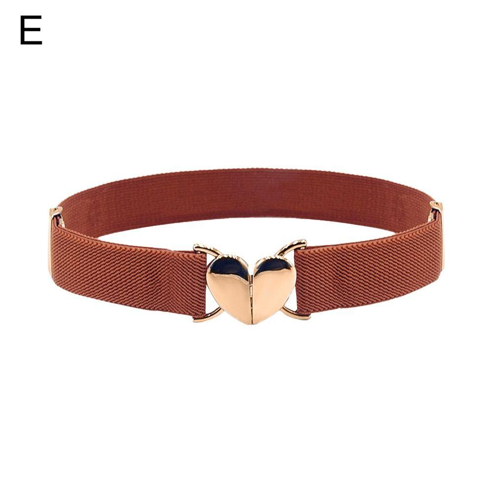 Платье с пряжкой в виде сердца, украшение, декоративный пояс, эластичные ремни, поясной ремень, пояс