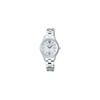 Женские часы Seiko LUKIA SSVV081 с солнечной батареей и радиоконтролем Серебристый Цвет циферблата Замороженный Белый Круглый Корпус из Нержавеющей Стали