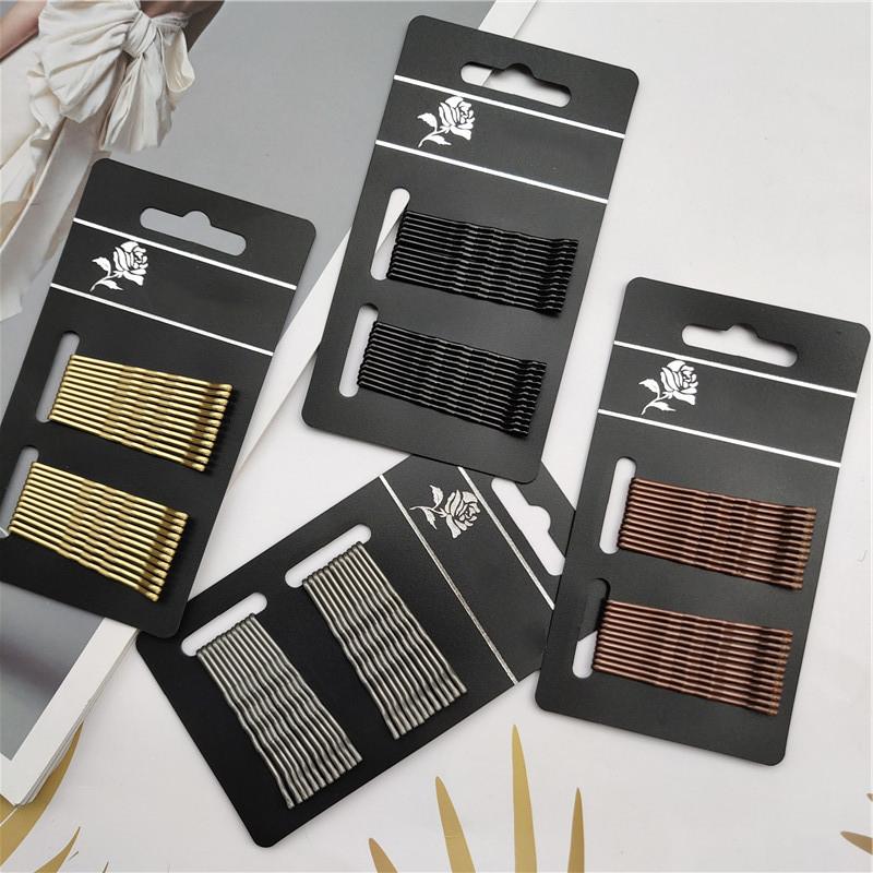 24 шт. женские невидимые заколки для волос украшения для волос заколки для волос вьющиеся волнистые Свадебная вечеринка повседневное использование