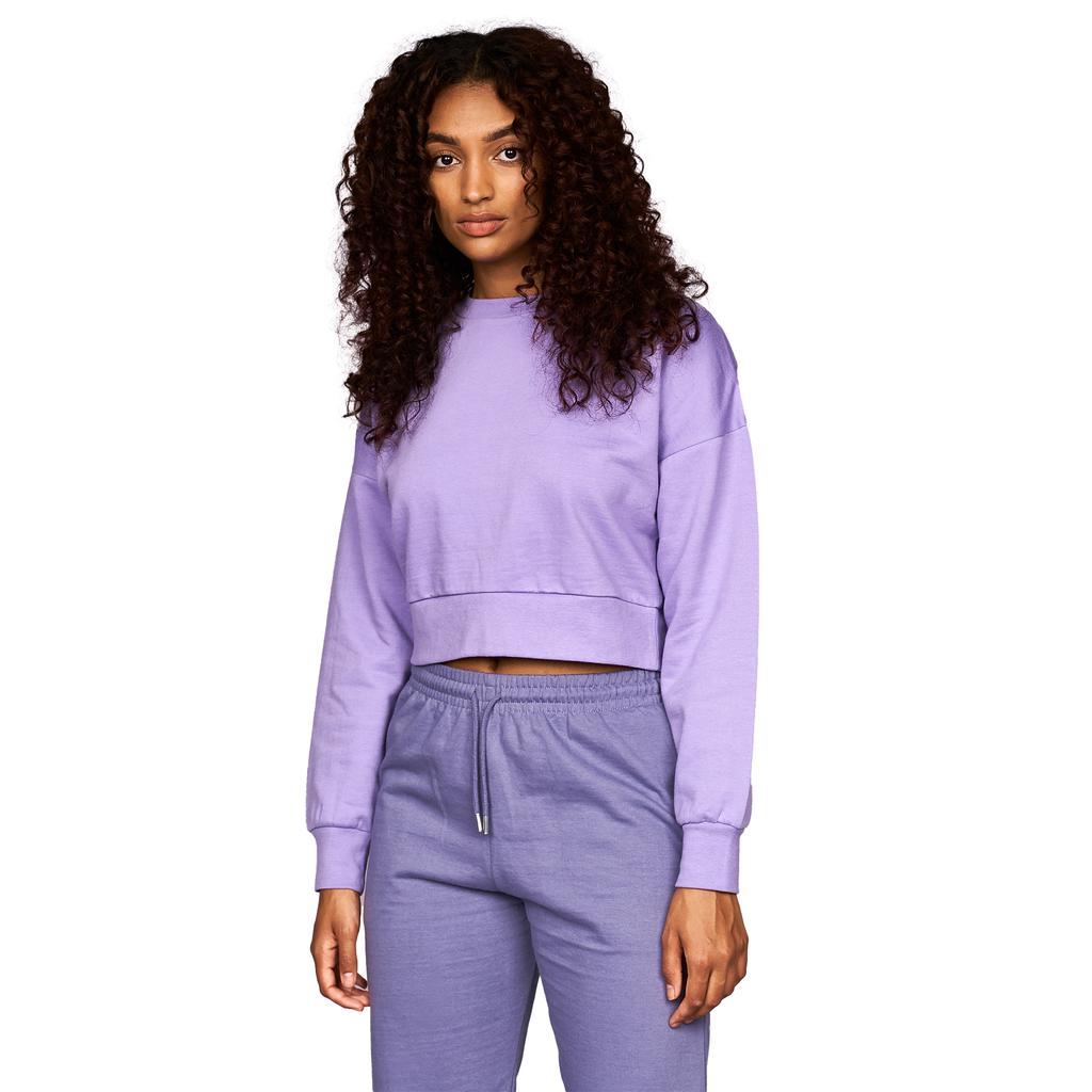 Juice Womens/Ladies Catalina Crew Neck Crop Sweatshirt