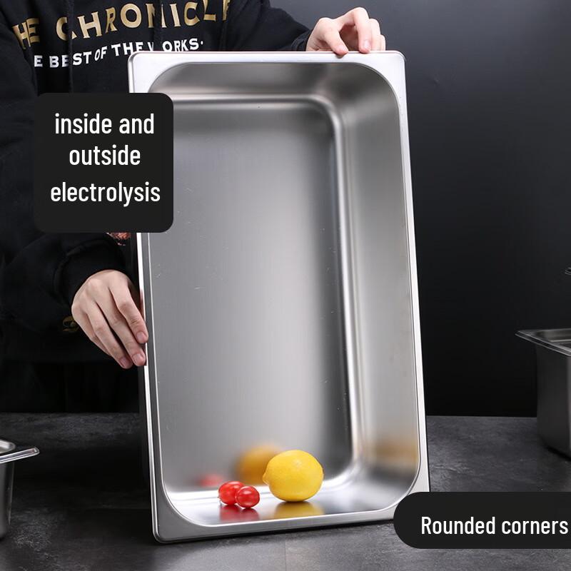 DISHJOY Commercial Stainless Steel Food Pans