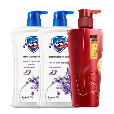 Набор: Гель для душа Safeguard и Шампунь Vidal Sassoon