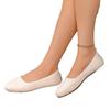 2024 Hot Sale Ladies Shoes One Kick Women Flats Autumn Square Toe Solid Solft Sole Light Casual Flats Comfortable Shallow Shoes