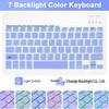 Подходит для планшета Samsung A9 Plus: Bluetooth-клавиатура 11+ с RGB-подсветкой и кожаным защитным чехлом S789 10FE.