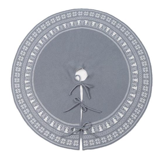 Вязаная юбка в виде рождественской елки в деревенском стиле с толстыми снежинками, юбка в виде рождественской елки, праздничный фермерский дом