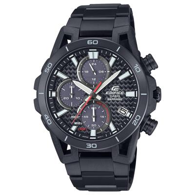 [CASIO] EDIFICE SOSPENSIONE EFS-S640YDC-1AJF Мужской Солнечный Хронограф, Углеродный Циферблат, Сапфир, Черный x Красный