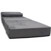 Matelas Pliable - Camping - Gris - 70 X 200 Cm - Anti-allergique - 15 Cm D'épaisseur