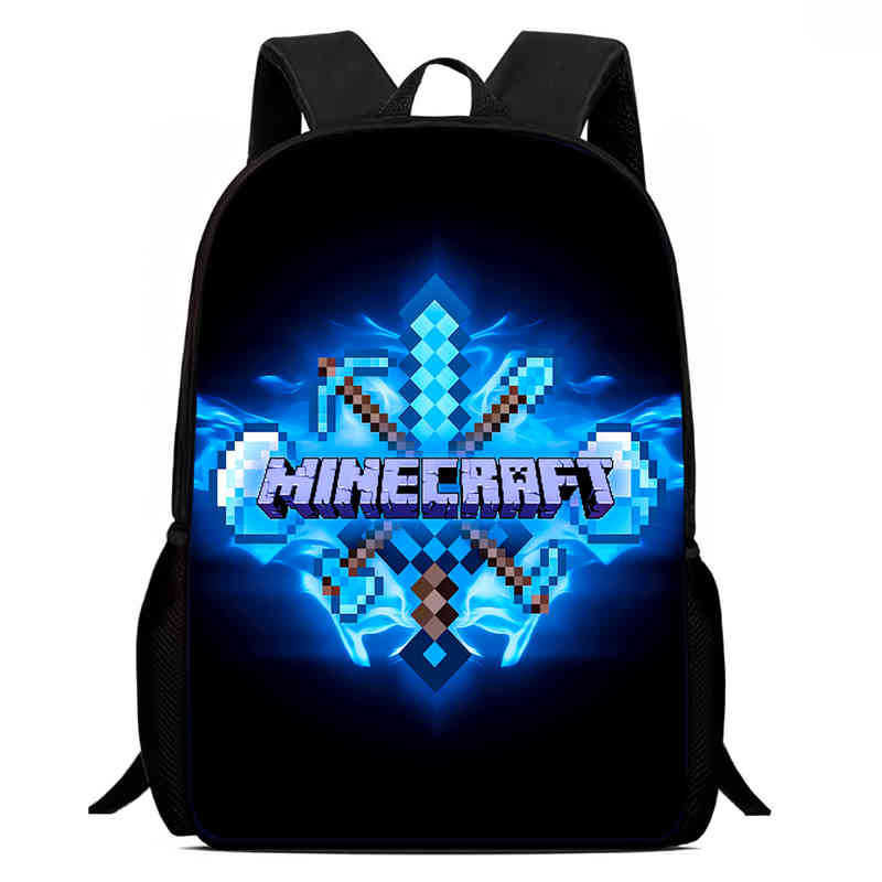 Детский рюкзак с принтом Minecraft для начальной школы
