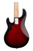 Sterling By Musicman SUB STINGRAY RAY5 RUBY RED BURST SATIN 5-струнная электрическая бас-гитара