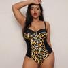 Plus Size Swimsuit 2025 Women Push Up One Piece Swimwear Female Beach Wear Summer Bathers Bathing Swim Suit Solid 4XL