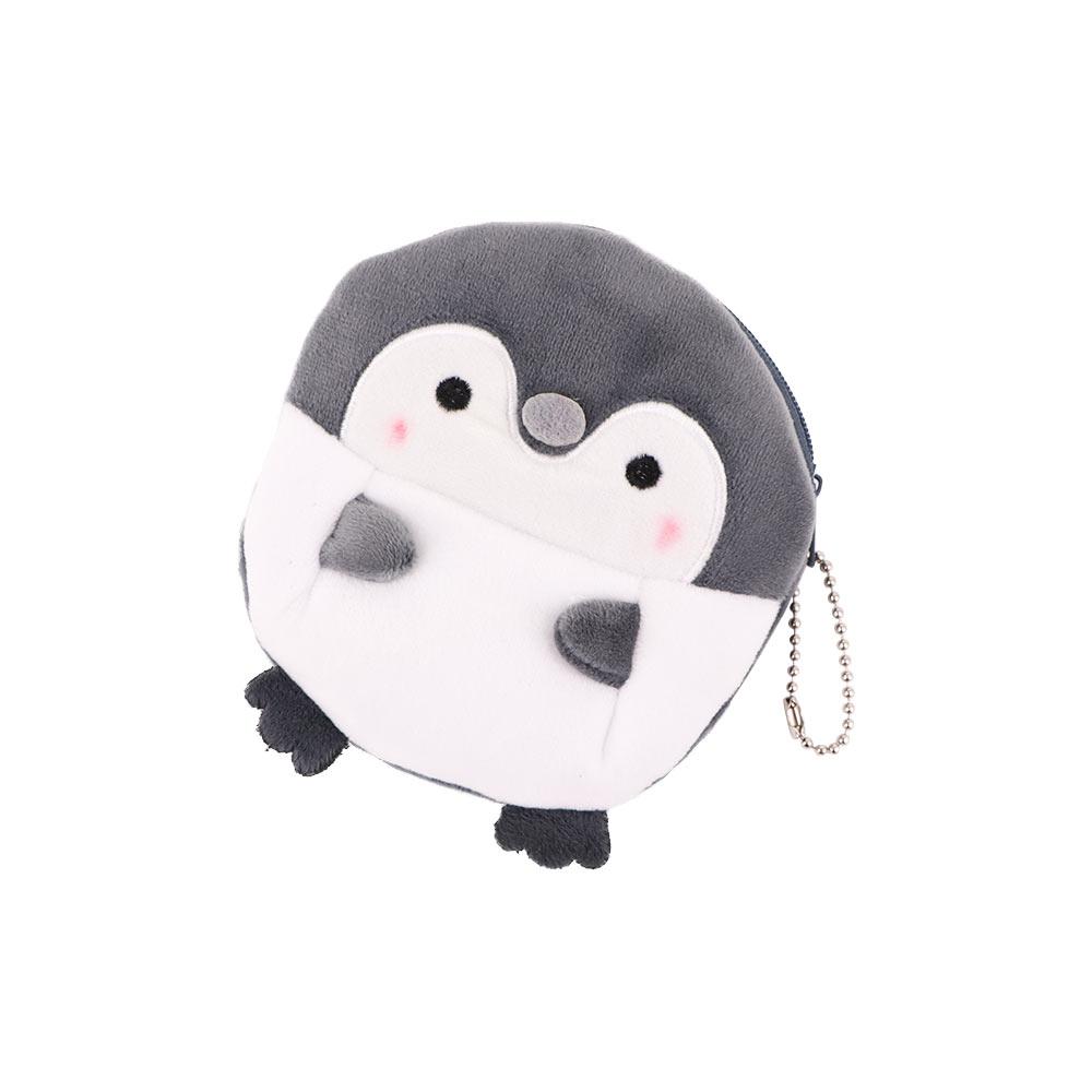 Casual Children Key bag Penguin Zipper bag Gift Mini Wallet Coin purse Earphone Bag Coin bag
