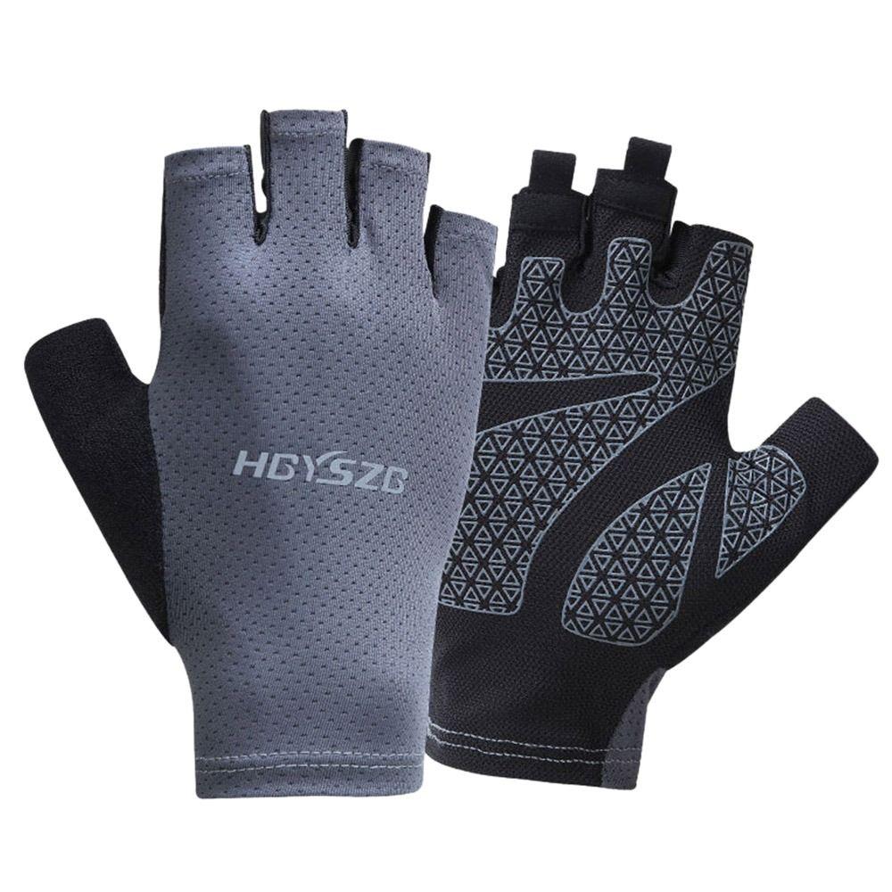 Велосипедное снаряжение Перчатки Ice Silk Рукавицы для вождения и рыбалки Перчатки для езды на велосипеде Рукавицы с полупальцами
