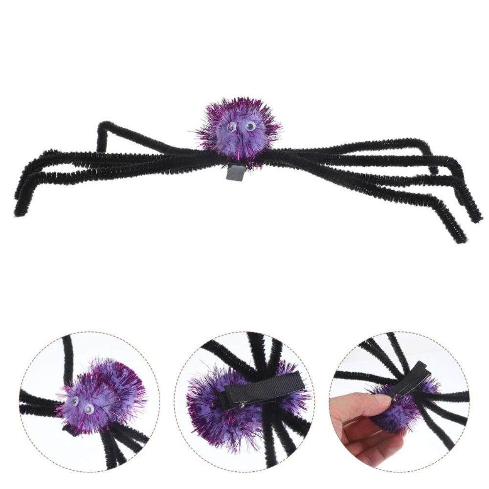 Паук Пауки Заколки Для Волос Длинные Ноги Хэллоуин Головной Убор Волосы Дети Девочки