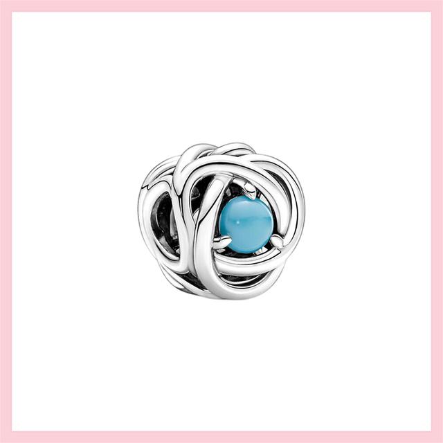 Бусины из стерлингового серебра 925 пробы с кубическим цирконием, подвески "Всевидящий глаз", подходят к оригинальному браслету, ювелирные изделия