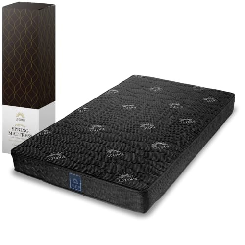 GOKUMIN Pocket Coil Mattress [Thorough Lumbar Support] 20cm Thick, High Resilience, 180N, High Durability, 32D Body Pressure Distribution, Gokumin Sem