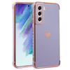 Case for Samsung Galaxy S21 FE, Electro Heart, Purple